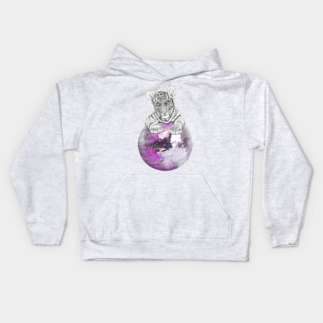 Disco Baby Kids Hoodie by Wild Astra Designs